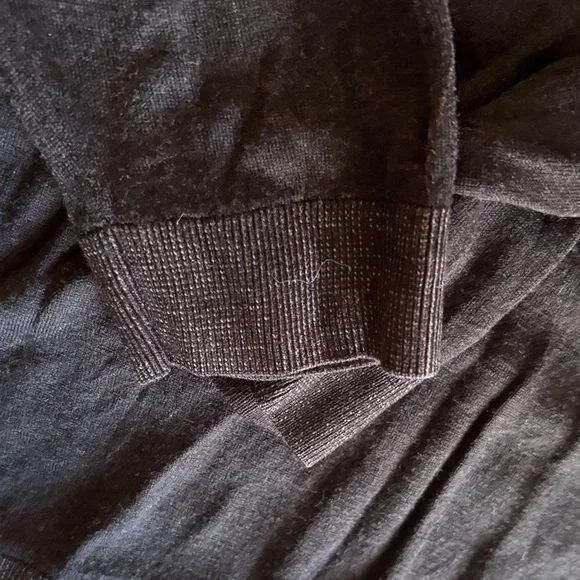 John Varvatos Charcoal Long Sleeve Henley - Picture 2 of 3